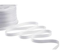 Furlanis - Nastro Doppio Raso, Tessuto Italiano - Bianco Ottico, 10 mm x 100 m