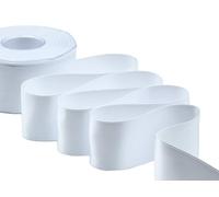 Furlanis - Nastro Doppio Raso, Tessuto Italiano - Bianco Ottico, 48 mm x 25 m