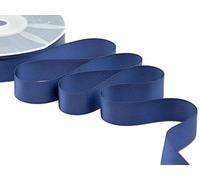 Furlanis - Nastro Doppio Raso, Tessuto Italiano - Blu Scuro, 25 mm x 50 m