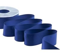 Furlanis - Nastro Doppio Raso, Tessuto Italiano - Blu Scuro, 40 mm x 25 m