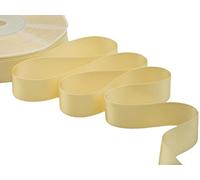 Furlanis - Nastro Doppio Raso, Tessuto Italiano - Giallo, 25 mm x 25 m