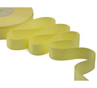 Furlanis - Nastro Doppio Raso, Tessuto Italiano - Giallo, 25 mm x 50 m