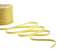 Furlanis - Nastro Doppio Raso, Tessuto Italiano - Giallo, 6 mm x 100 m