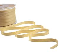 Furlanis - Nastro Doppio Raso, Tessuto Italiano - Giallo Oro, 10 mm x 25 m