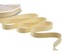 Furlanis - Nastro Doppio Raso, Tessuto Italiano - Giallo Oro, 16 mm x 25 m