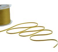 Furlanis - Nastro Doppio Raso, Tessuto Italiano - Giallo Senape, 3 mm x 50 m