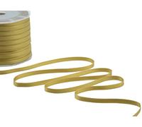 Furlanis - Nastro Doppio Raso, Tessuto Italiano - Giallo Senape, 6 mm x 100 m