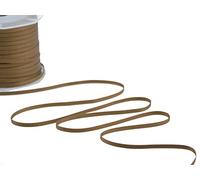 Furlanis - Nastro Doppio Raso, Tessuto Italiano - Marrone, 3 mm x 50 m