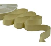 Furlanis - Nastro Doppio Raso, Tessuto Italiano - Oro Antico, 25 mm x 25 m