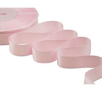 Furlanis - Nastro Doppio Raso, Tessuto Italiano - Rosa Baby, 25 mm x 25 m