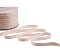 Furlanis - Nastro Doppio Raso, Tessuto Italiano - Rosa Cipria Scuro, 10 mm x 100 m
