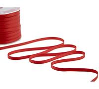 Furlanis - Nastro Doppio Raso, Tessuto Italiano - Rosso, 6 mm x 25 m