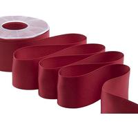 Furlanis - Nastro Doppio Raso, Tessuto Italiano - Rosso Amaranto, 48 mm x 25 m