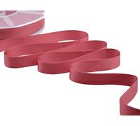 Furlanis - Nastro Doppio Raso, Tessuto Italiano - Rosso Corallo, 16 mm x 25 m