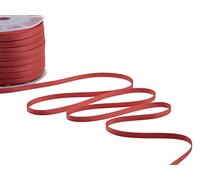 Furlanis - Nastro Doppio Raso, Tessuto Italiano - Rosso Corallo, 6 mm x 100 m