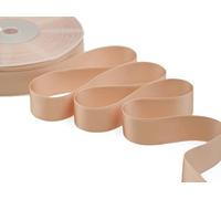 Furlanis - Nastro Doppio Raso, Tessuto Italiano - Salmone, 25 mm x 25 m