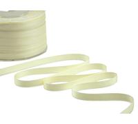 Furlanis - Nastro Doppio Raso, Tessuto Italiano - Vaniglia, 10 mm x 25 m