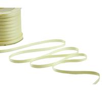 Furlanis - Nastro Doppio Raso, Tessuto Italiano - Vaniglia, 6 mm x 25 m