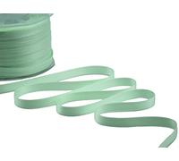 Furlanis - Nastro Doppio Raso, Tessuto Italiano - Verde Menta, 10 mm x 25 m