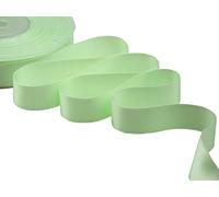 Furlanis - Nastro Doppio Raso, Tessuto Italiano - Verde Menta, 25 mm x 25 m