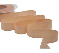 Furlanis - Nastro Lamé Smile, Nastro Decorativo per Confezioni, Bomboniere, Tessuto Italiano - Arancio Becco D'Oca, 25 mm x 20 m