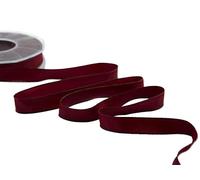 Furlanis - Piattina Elegante Con Rame, Nastro Decorativo Per Confezioni Regalo, Tessuto Italiano - Amaranto, 15 mm x 20 m