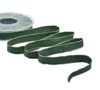 Furlanis - Sable Bordi Lurex Con Rame, Nastro Italiano per Decorazioni Natalizie, Pacchi Regalo - Verde Inglese, 15 mm x 25 m