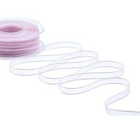 Furlanis - Velo Bordi Raso, Nastro Decorativo per Confezioni, Bomboniere, Tessuto Italiano - Rosa Baby, 10 mm x 50 m