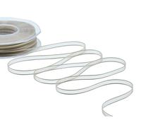 Furlanis - Velo Bordi Raso, Nastro Decorativo per Confezioni, Bomboniere, Tessuto Italiano - Rosa Baby, 6 mm x 50 m