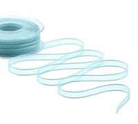 Furlanis - Velo Bordi Raso, Nastro Decorativo per Confezioni, Bomboniere, Tessuto Italiano - Verde Acqua Marina, 10 mm x 50 m