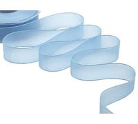 Furlanis - Velo Luminoso, Nastro Decorativo Italiano Per Confezioni, Bomboniere, Pacchi Regalo - Azzurro Baby, 6 mm x 20 m