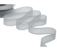 Furlanis - Velo Luminoso, Nastro Decorativo Italiano Per Confezioni, Bomboniere, Pacchi Regalo - Grigio Perla, 6 mm x 20 m