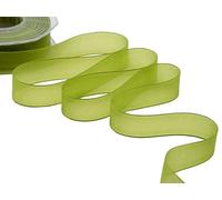 Furlanis - Velo Luminoso, Nastro Decorativo Italiano Per Confezioni, Bomboniere, Pacchi Regalo - Verde Pistacchio, 40 mm x 20 m