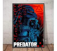 FURLOU Poster The Predator Classico Film Horror Dipinto su Tela Immagine di Arte della Parete per la Decorazione del Soggiorno 50×70 Cm