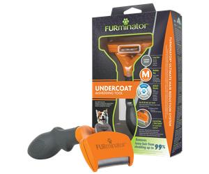 FURMINATOR Attrezzo per pettinare il sottopelo per cani a pelo lungo di taglia media