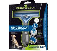 FURminator Strumento di Deshedding del Sottopelo per Rimuovere il Pelo Morto per Cani di Taglia L a Pelo Corto