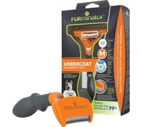 FURminator Strumento di Deshedding del Sottopelo per Rimuovere il Pelo Morto per Cani di Taglia M a Pelo Corto
