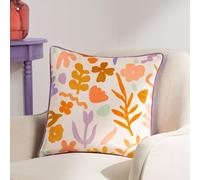 furn. Amelie Doodles - Cuscino imbottito in velluto con motivo floreale