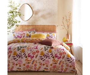 furn. arredamento. Set di coperture per piumini floreali astratti Protea