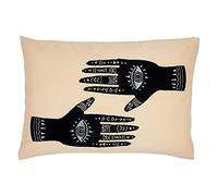 furn. Ashram Mani in Poliestere Cuscino Pieno, Poliestere, Blush