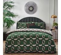 furn. Avalon - Set copripiumino singolo, colore: verde