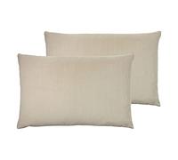 furn. Contra Piume D'Oca Cuscini (Twin Pack), Poliestere, Lino, Naturale