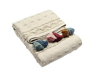 furn. Copriletto Boho, Multicolore, 130 x 180 cm