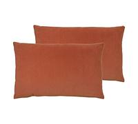 furn. Cuscini Contra Twin Pack Poliestere Riempito, Mattone, 40 x 60 cm, 2 unità