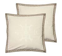 furn. Cuscini pieni di Piume Mini Inka Twin Pack, Naturale, 45 x 45cm, 2 unità