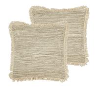 furn. Cuscini pieni di Piume Sienna (Twin Pack), Natural, 45 x 45cm, 2 unità