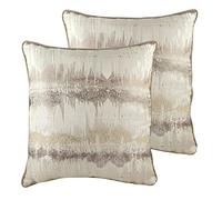 furn. Cuscini pieni di Poliestere di Evans Lichfield Inca (Twin Pack), Polyester, Mocha