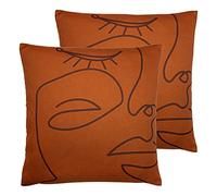 furn. Cuscini riempiti Piume Twin Karma, Multi, 50 x 50cm, 2 unità