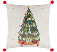 Furn Deck The Halls Tree Ricamato Federa (RV3554)