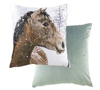 furn. Evans Lichfield - Cuscino imbottito con piume, multicolore, 43 x 43 cm